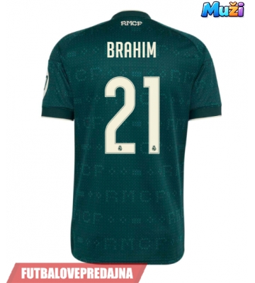Lacne Muži Futbalové dres Real Madrid Brahim Diaz #21 2026-27 Krátky Rukáv - Preč